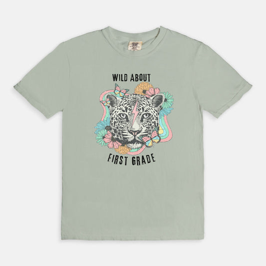 Wild About First Grade Tee