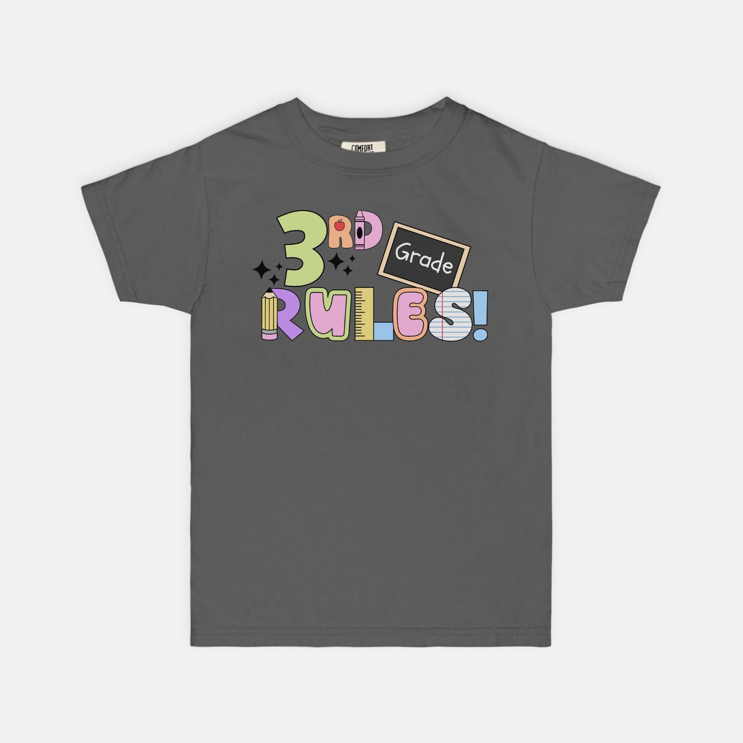 YOUTH 3rd Grade Rules Ransom Tee