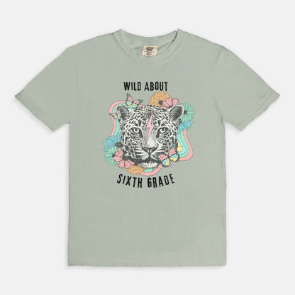 Wild About Sixth Grade Tee