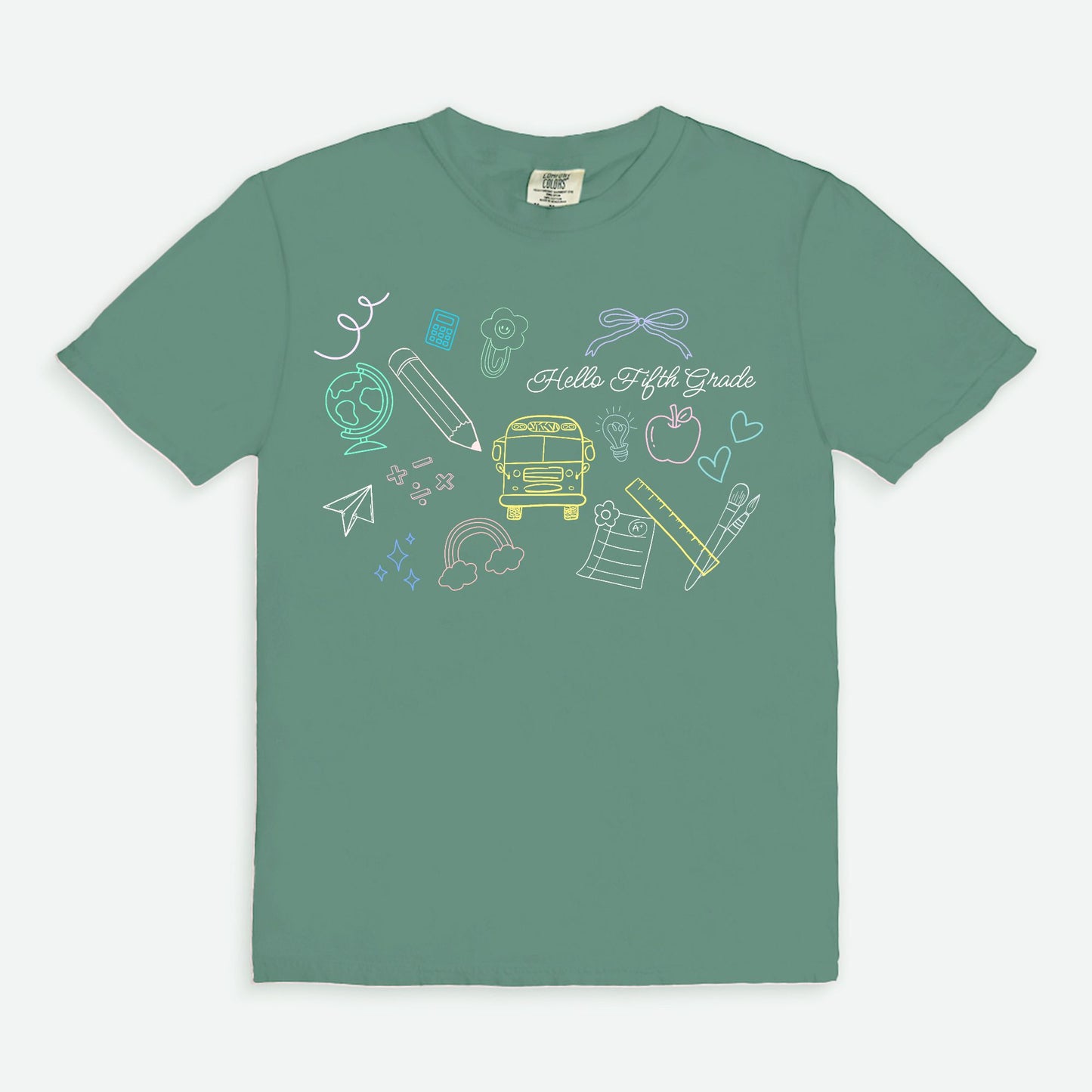 Fifth Grade Chalkboard Tee