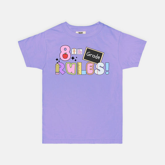YOUTH 8th Grade Rules Ransom Tee