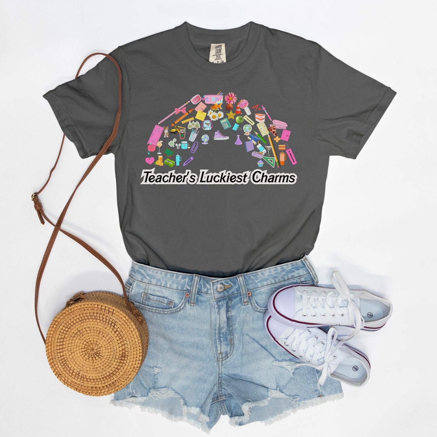 Teacher's Luckiest Charms Tee