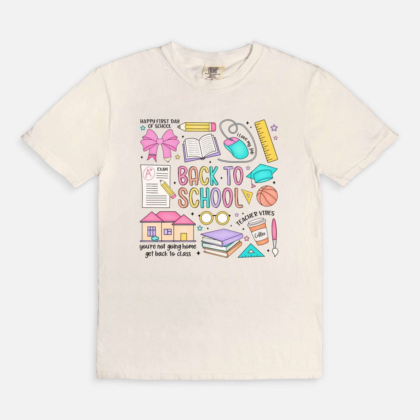 Back to School Collage Tee