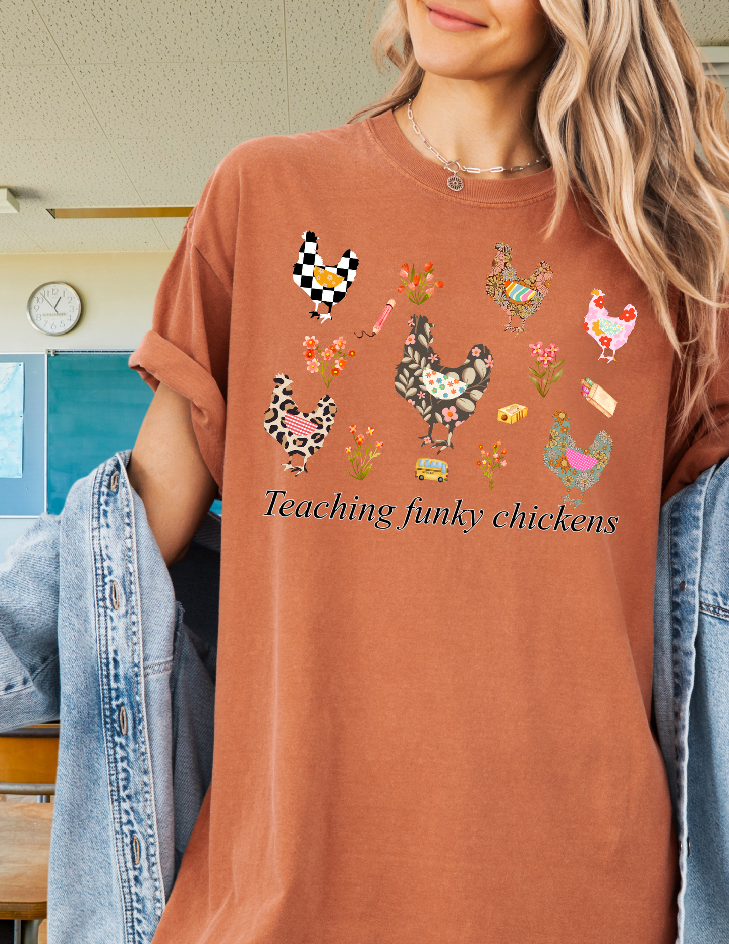 Teaching Funky Chickens Tee