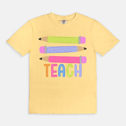 Funky Pencil Teach Tee