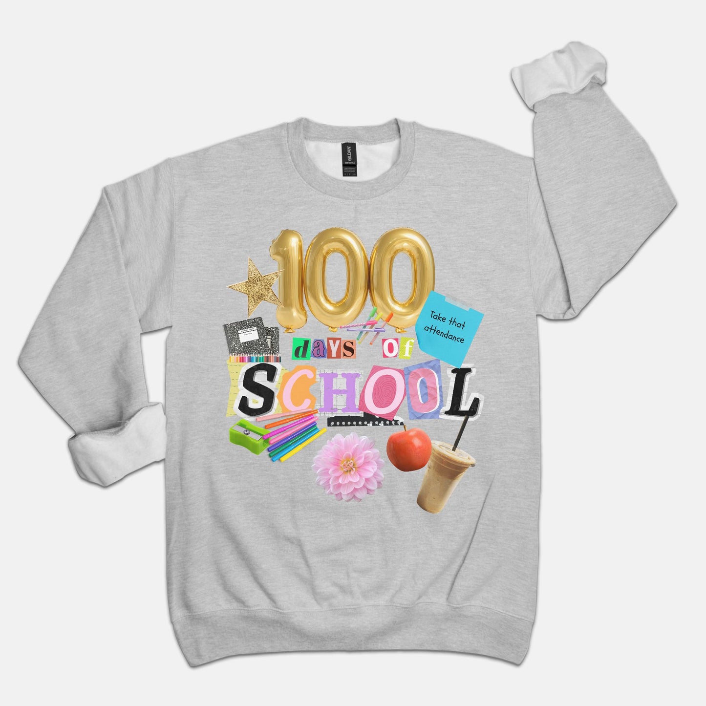 Scrappy 100 Day of School Sweatshirt