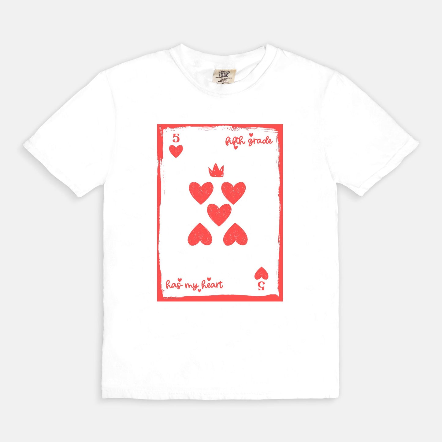 Fifth Grade Playing Card Tee