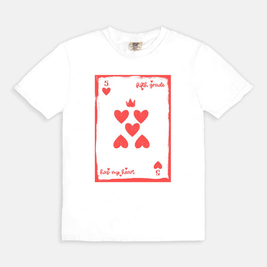 Fifth Grade Playing Card Tee