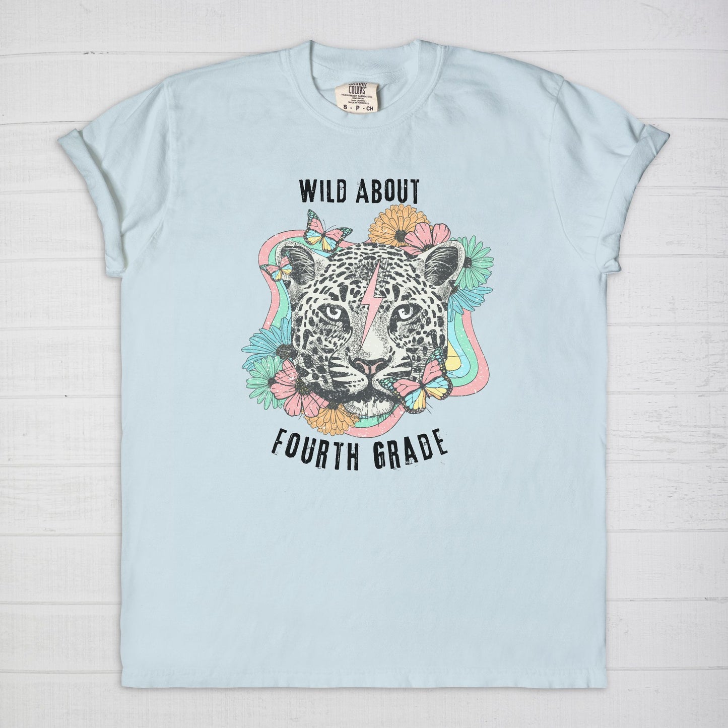 Wild About Fourth Grade Tee