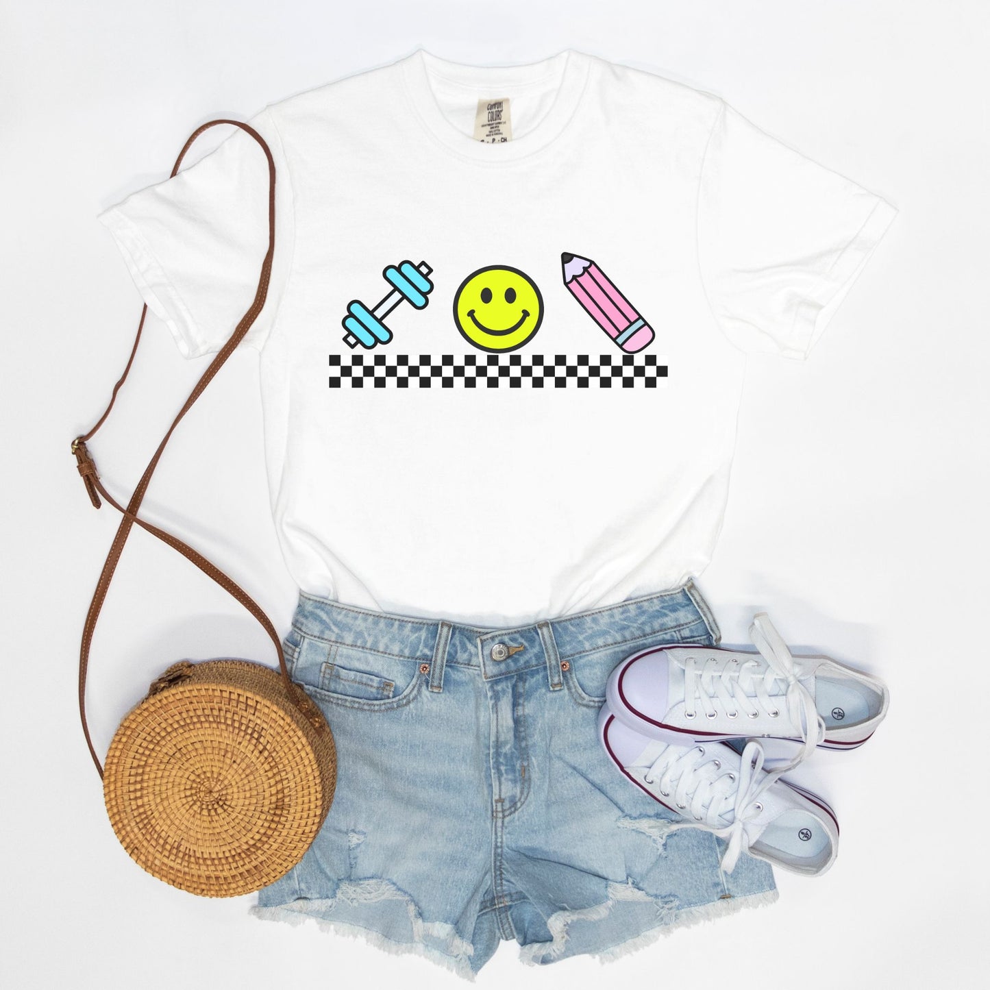 Happy Teacher Fit Tee