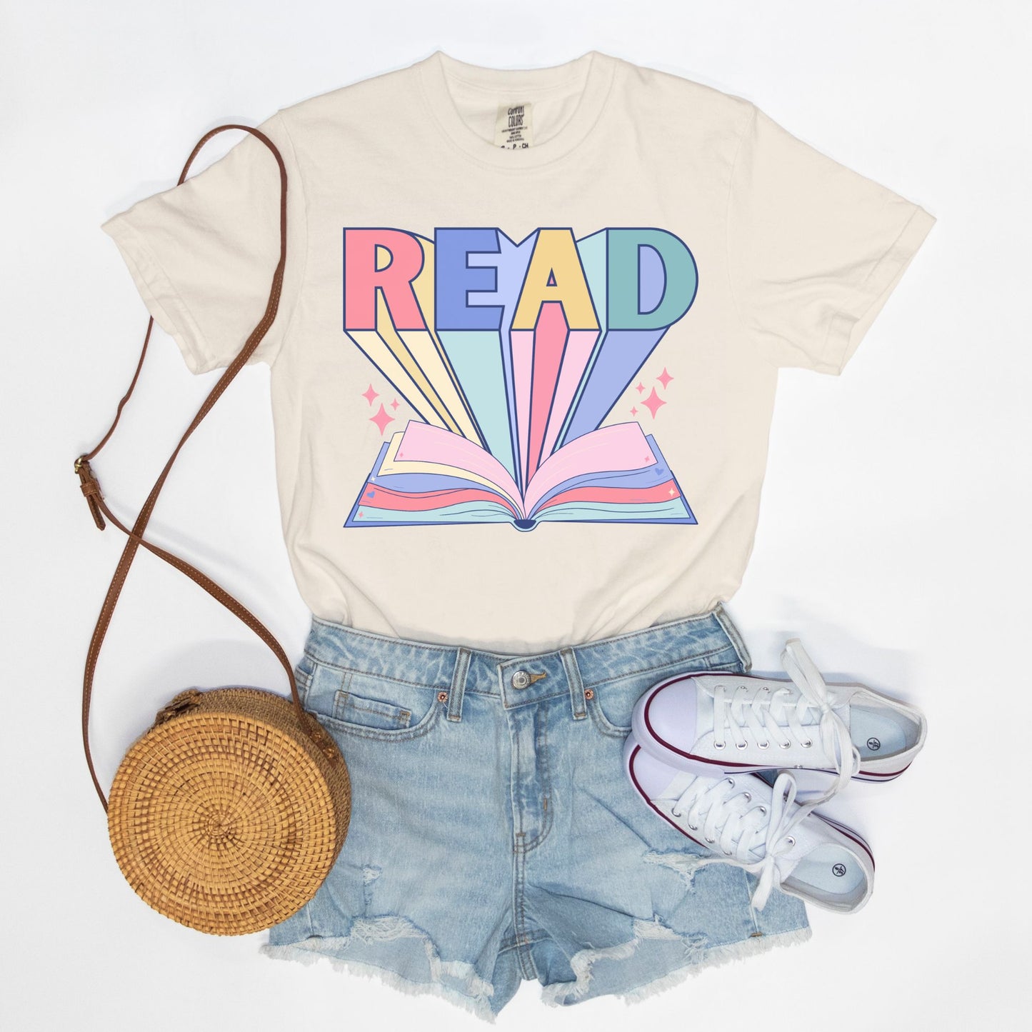 Read Retro Book Tee