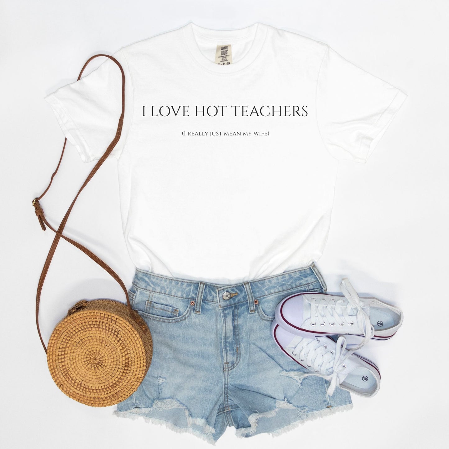 I Love Hot Teachers (wife) Tee