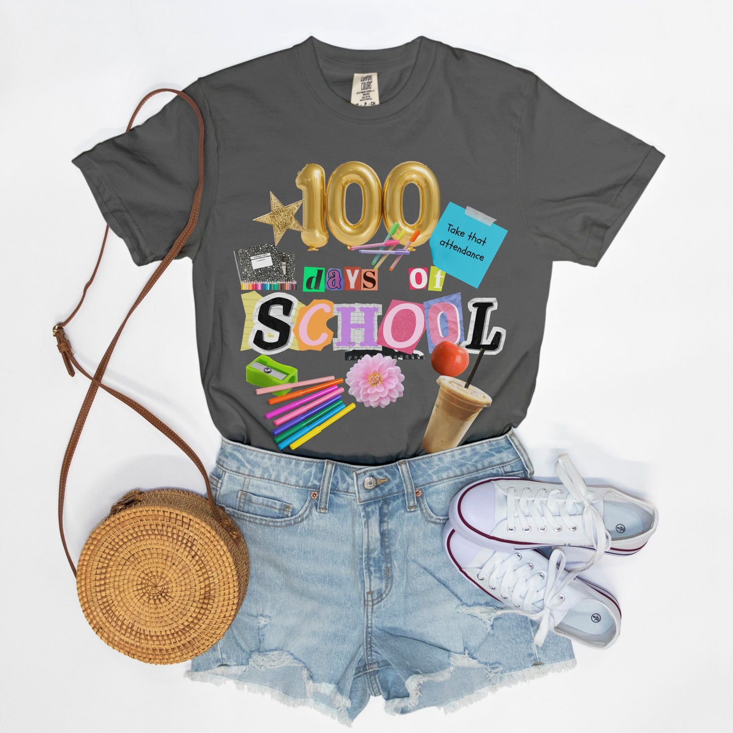 Scrappy 100 Days of School Tee