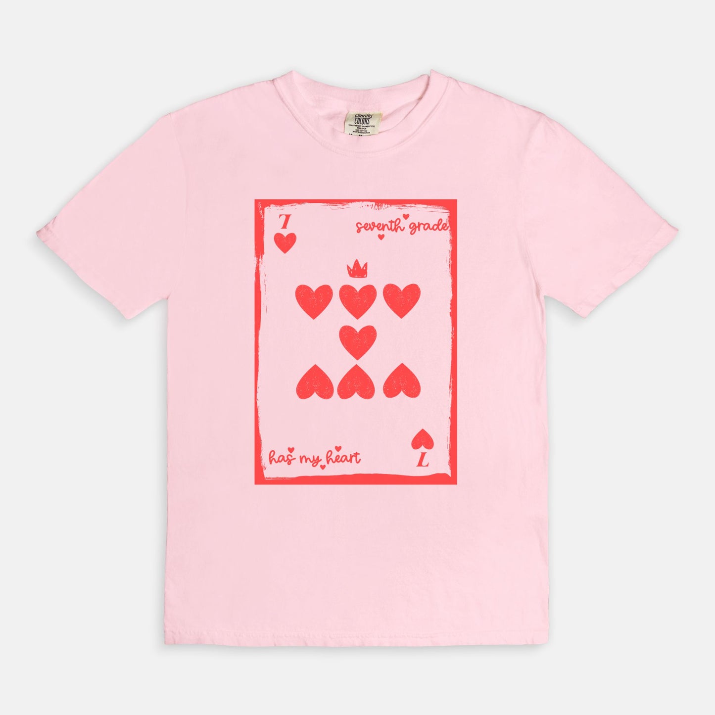 Seventh Grade Playing Card Tee