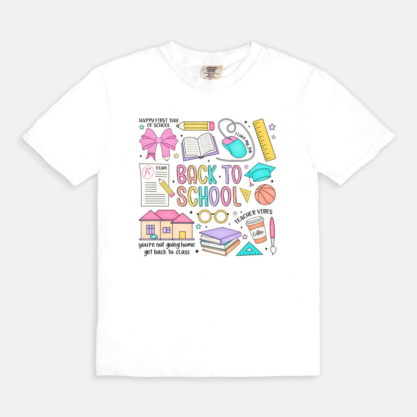 Back to School Collage Tee