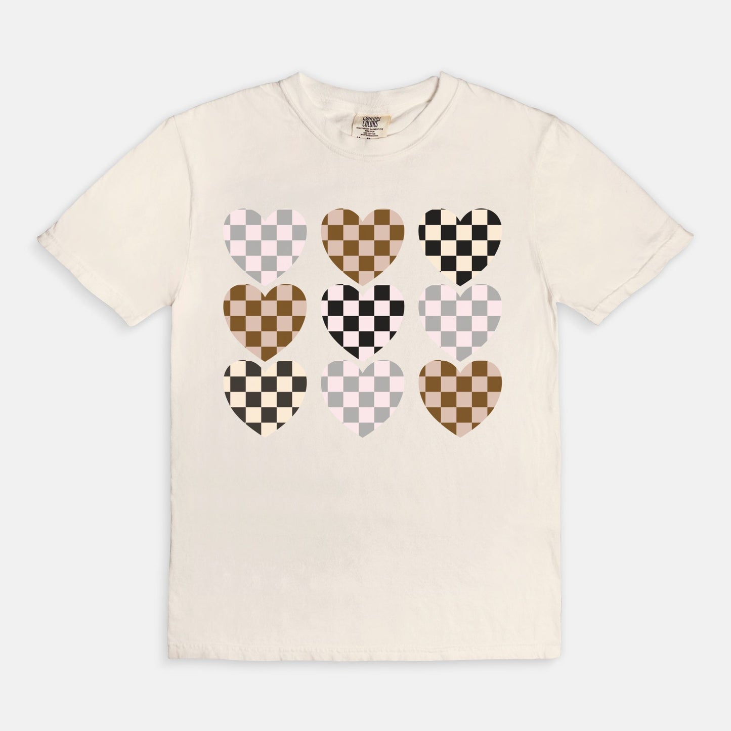 Checkered Hearts Tee