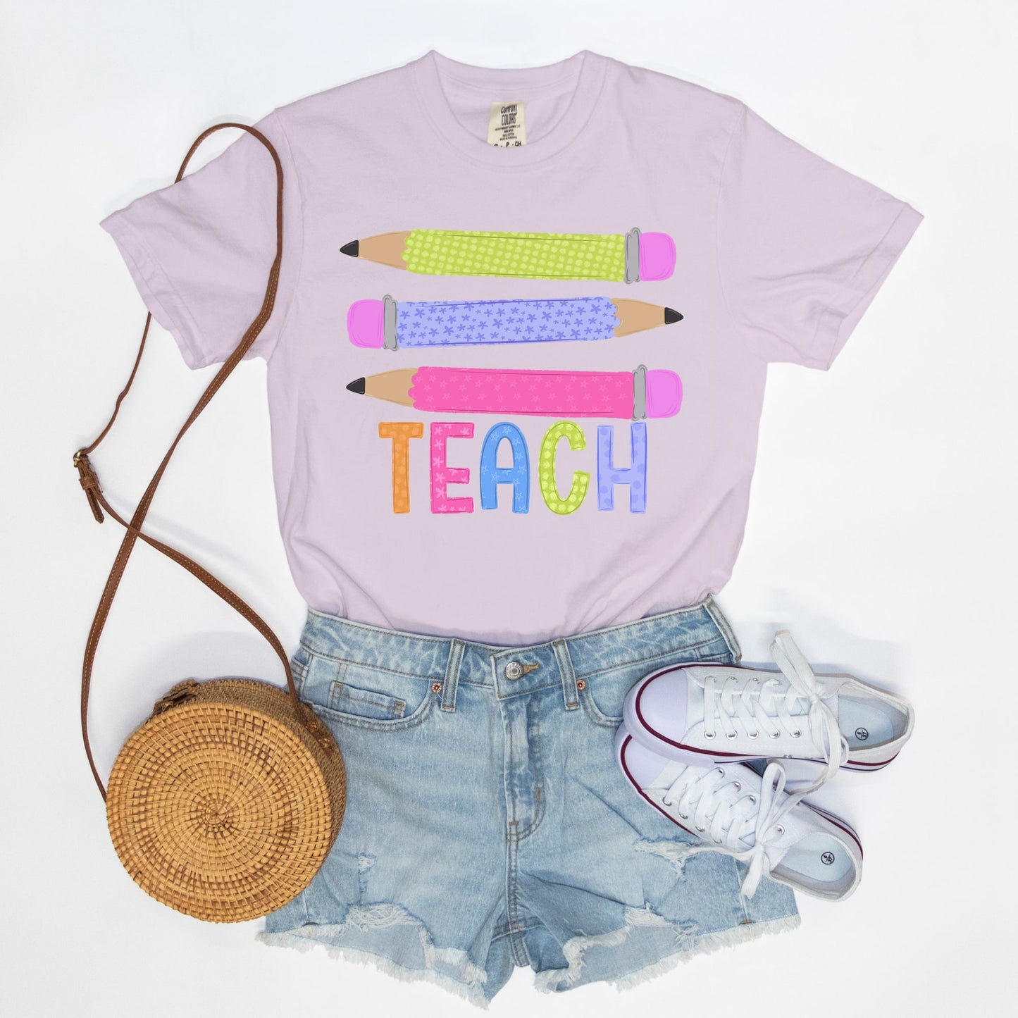 Funky Pencil Teach Tee
