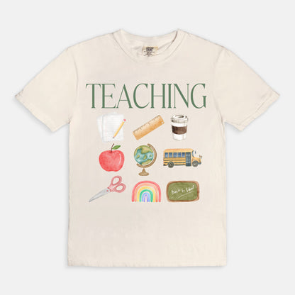 Teaching Watercolor Collage Tee