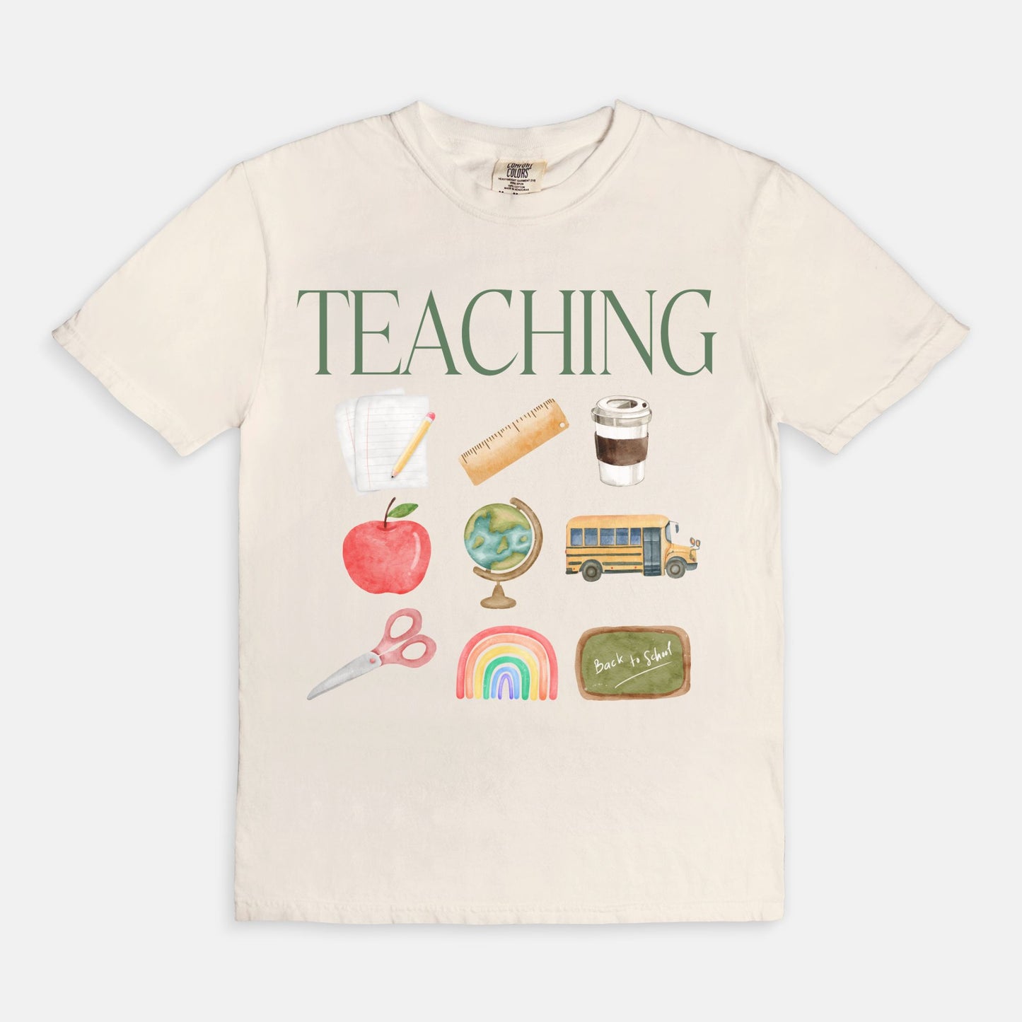 Teaching Watercolor Collage Tee