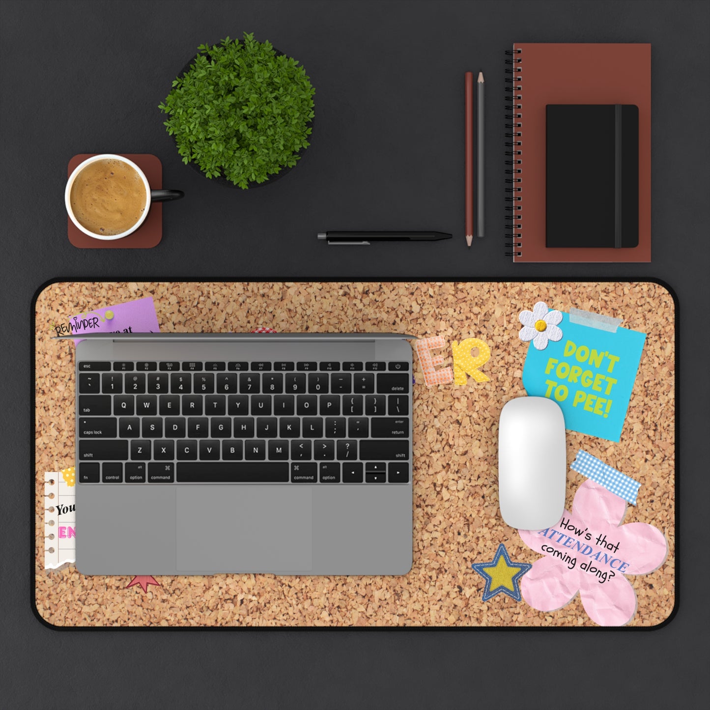 Teacher Bulletin Board Desk Mat. 12 x 22
