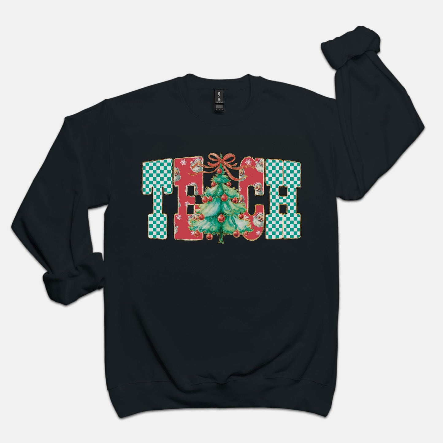 Teach Festive Crewneck Sweatshirt