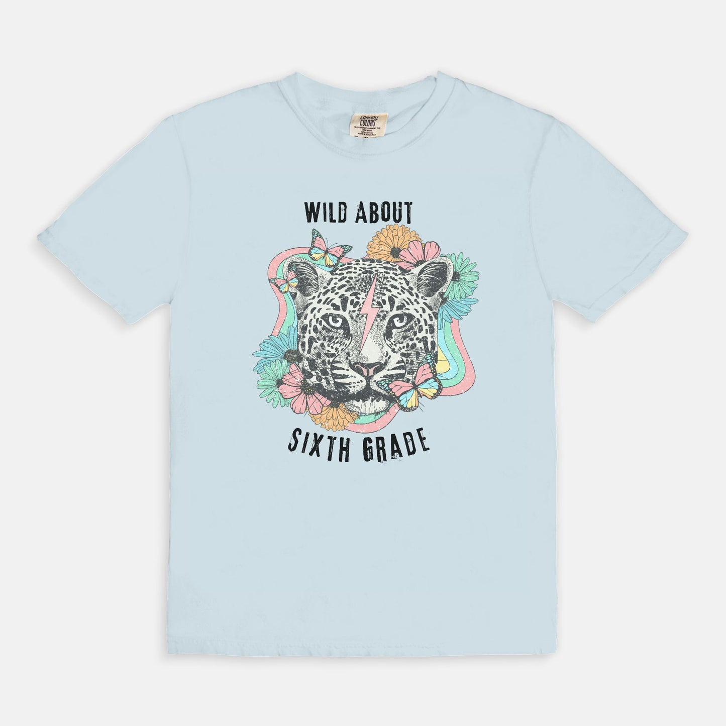 Wild About Sixth Grade Tee