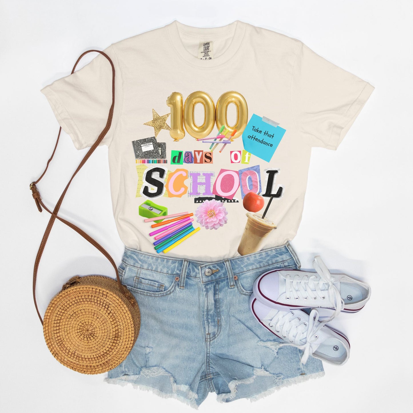 Scrappy 100 Days of School Tee