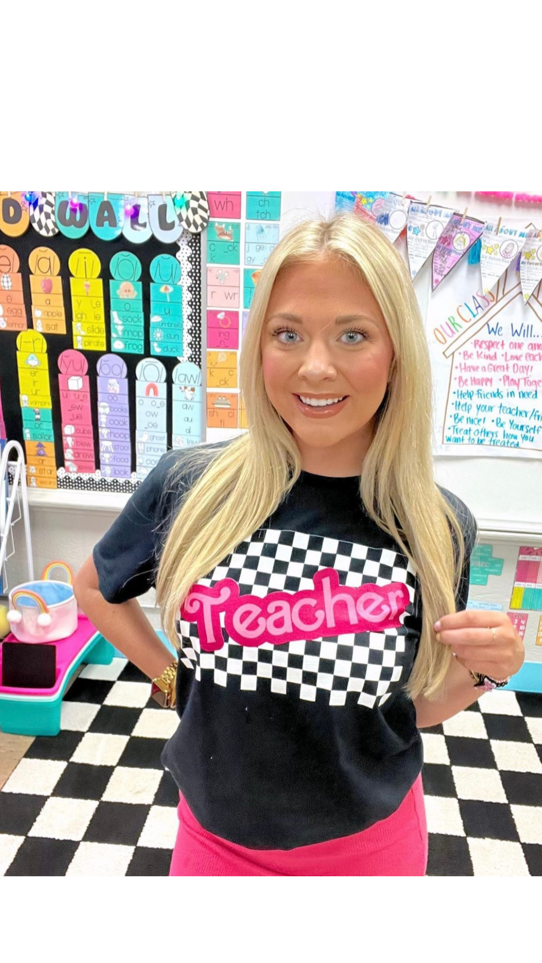 Teacher Bar B Tee - Black