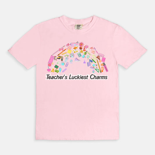 Teacher's Luckiest Charms Tee