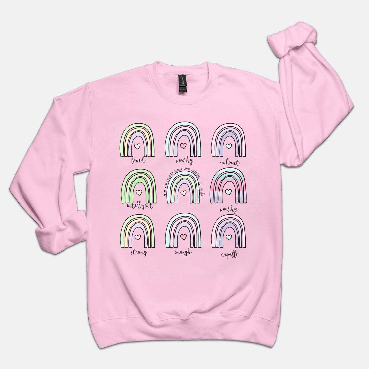 Rainbow Affirmation Sweatshirt