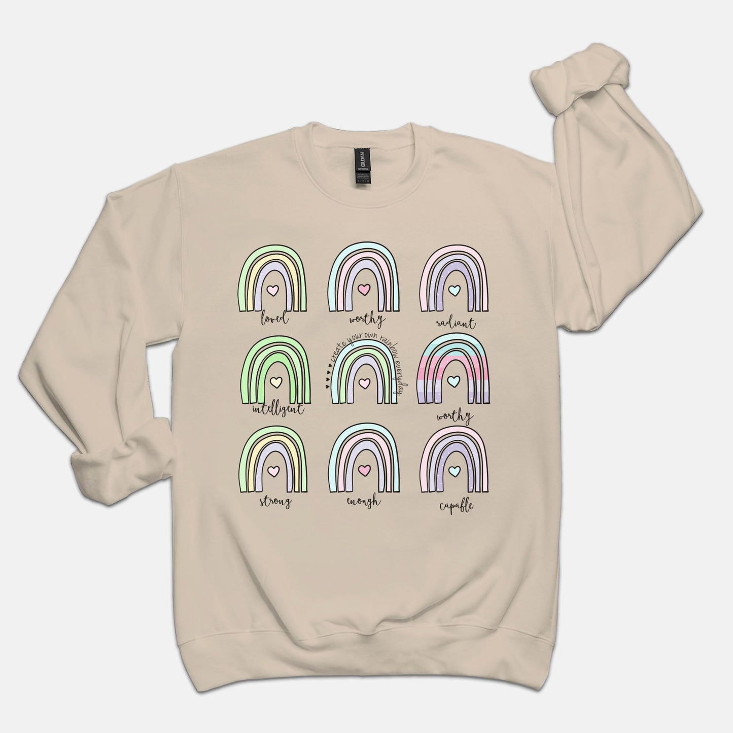 Rainbow Affirmation Sweatshirt