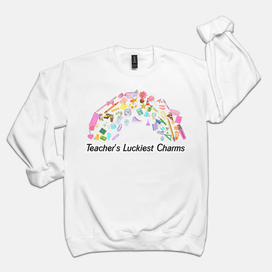 Teacher's Luckiest Charms Sweatshirt