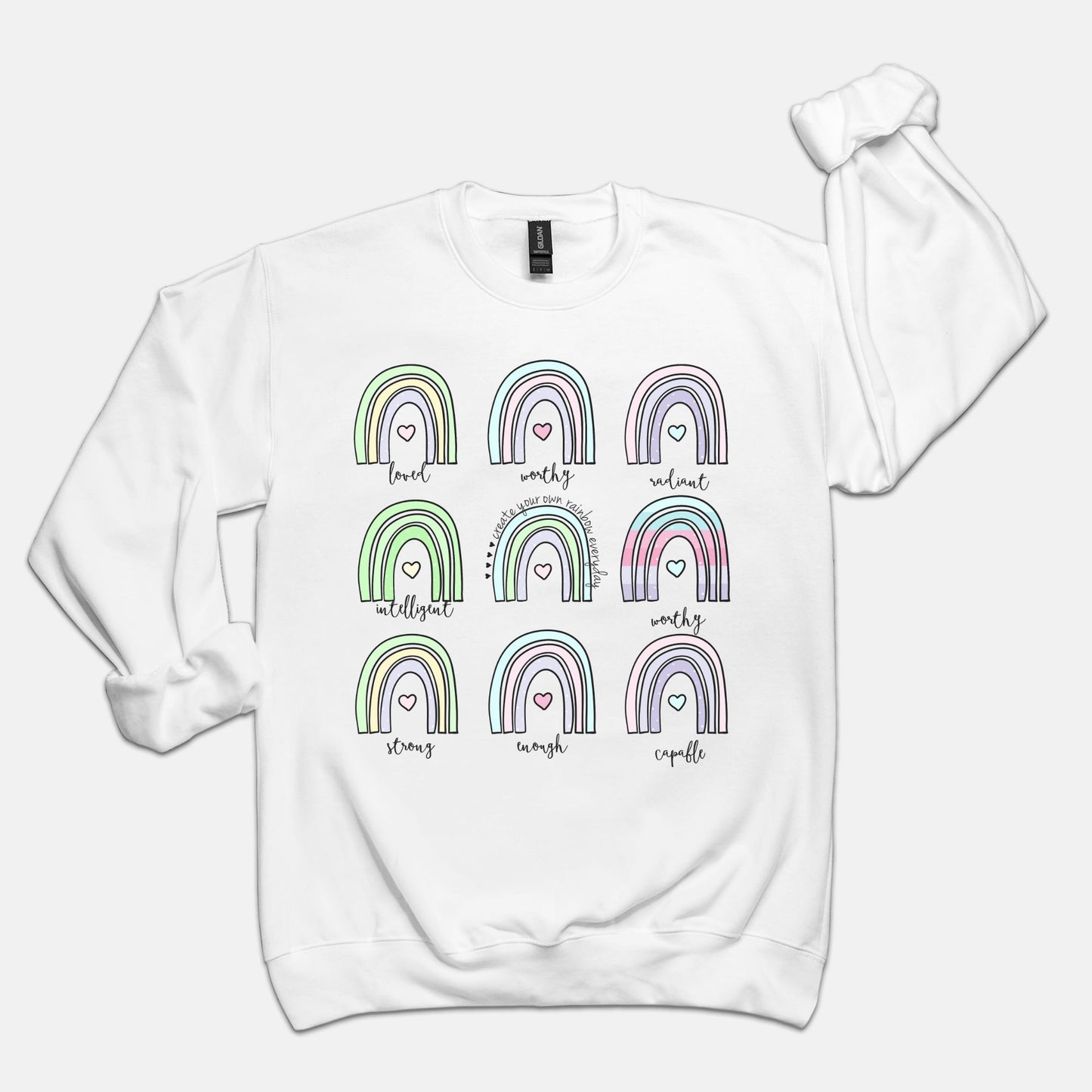 Rainbow Affirmation Sweatshirt