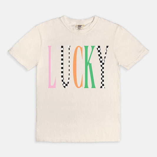 Lucky Checkered Tee