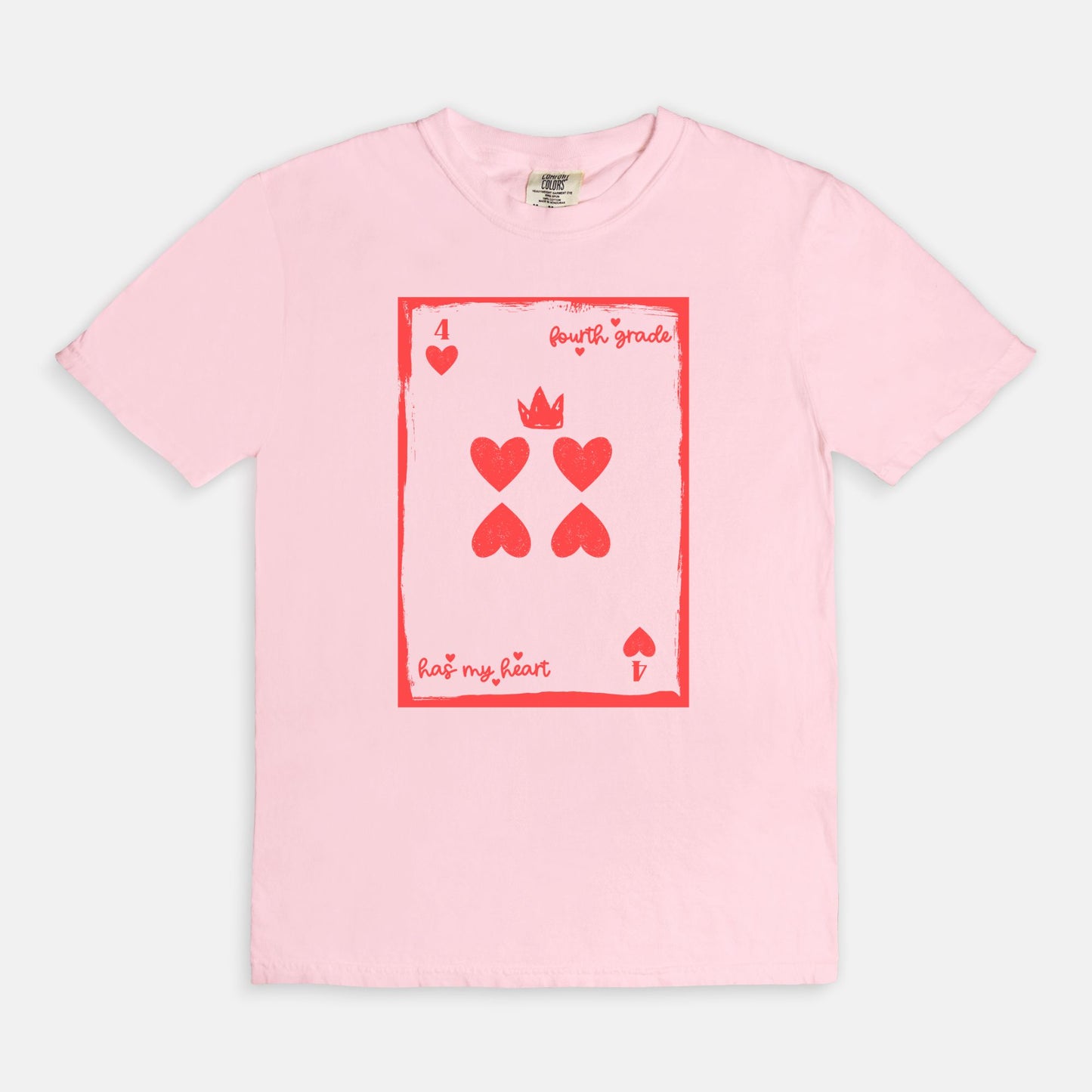 Fourth Grade Playing Card Tee