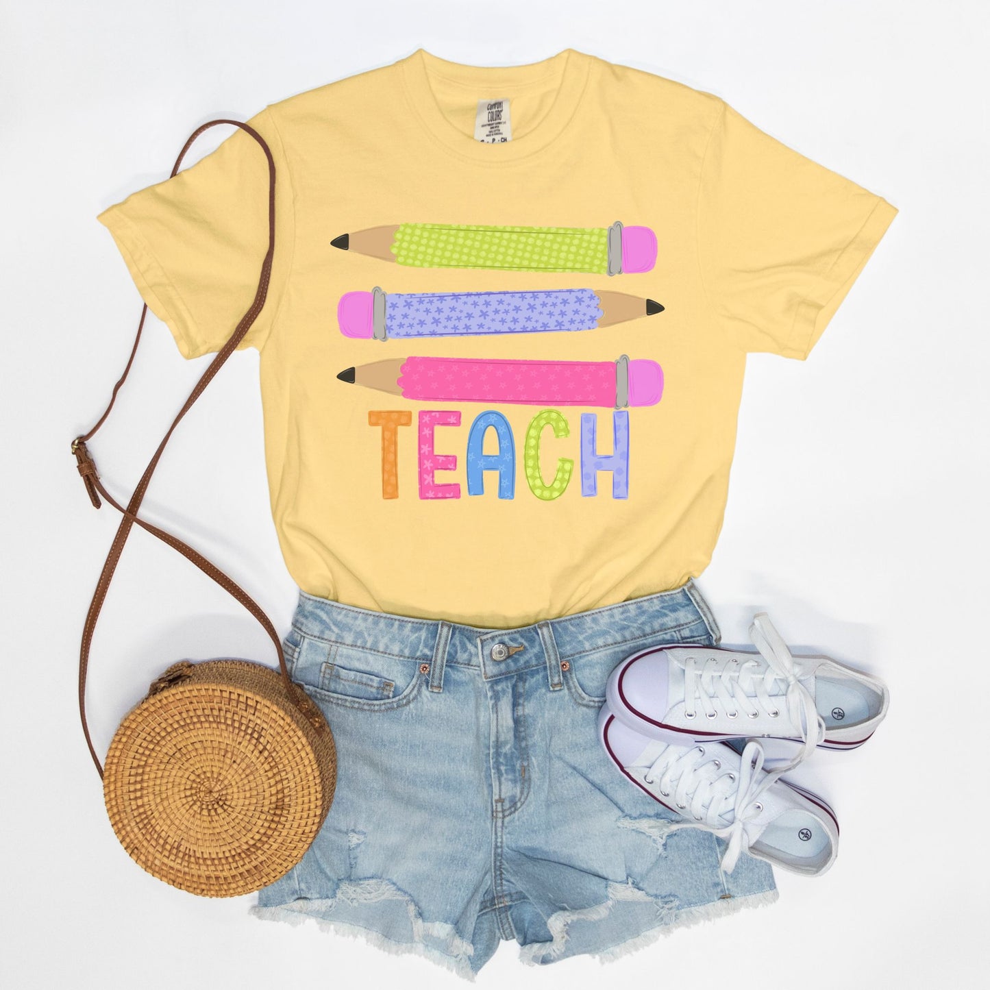 Funky Pencil Teach Tee