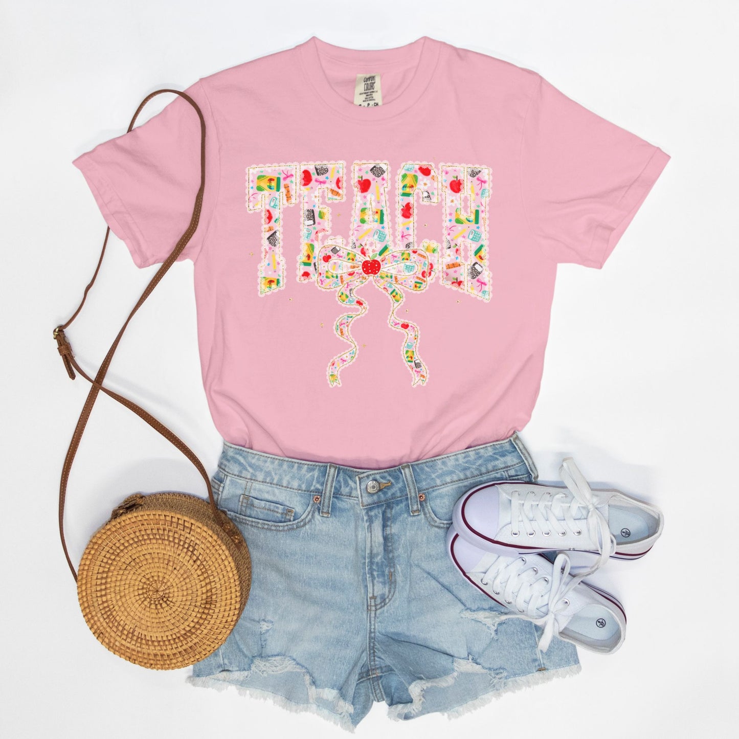School Supplies Teach Coquette Tee
