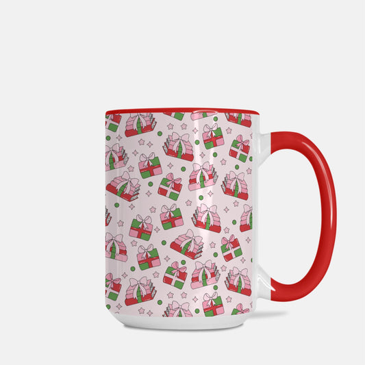 Present Pattern Mug 15oz