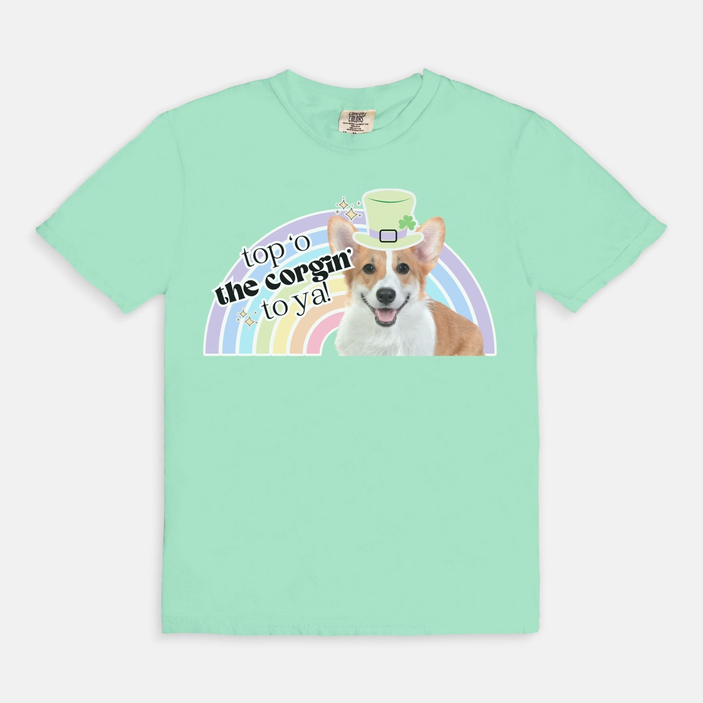 Corgi St. Patrick's Day Tee