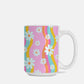 Flower Waves Mug  15oz.