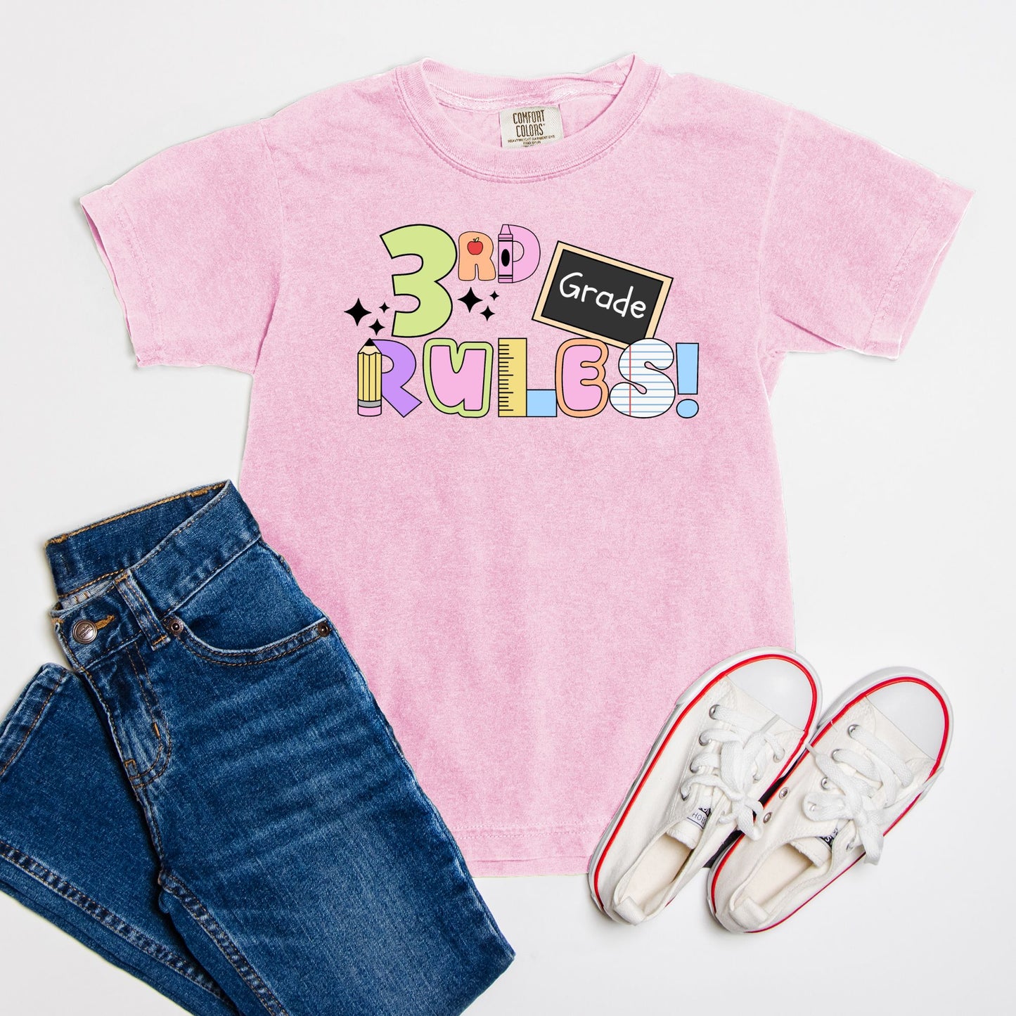 YOUTH 3rd Grade Rules Ransom Tee