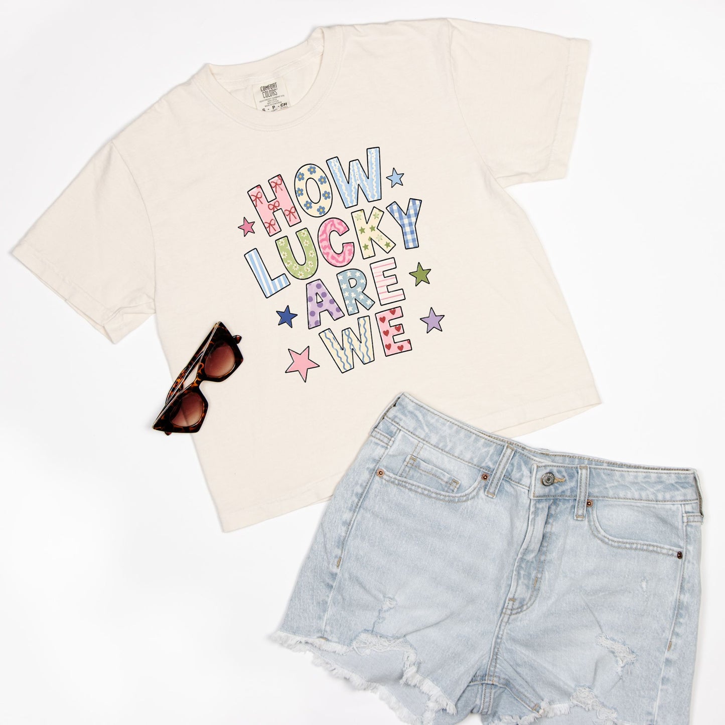 How Lucky Are We BOXY Tee