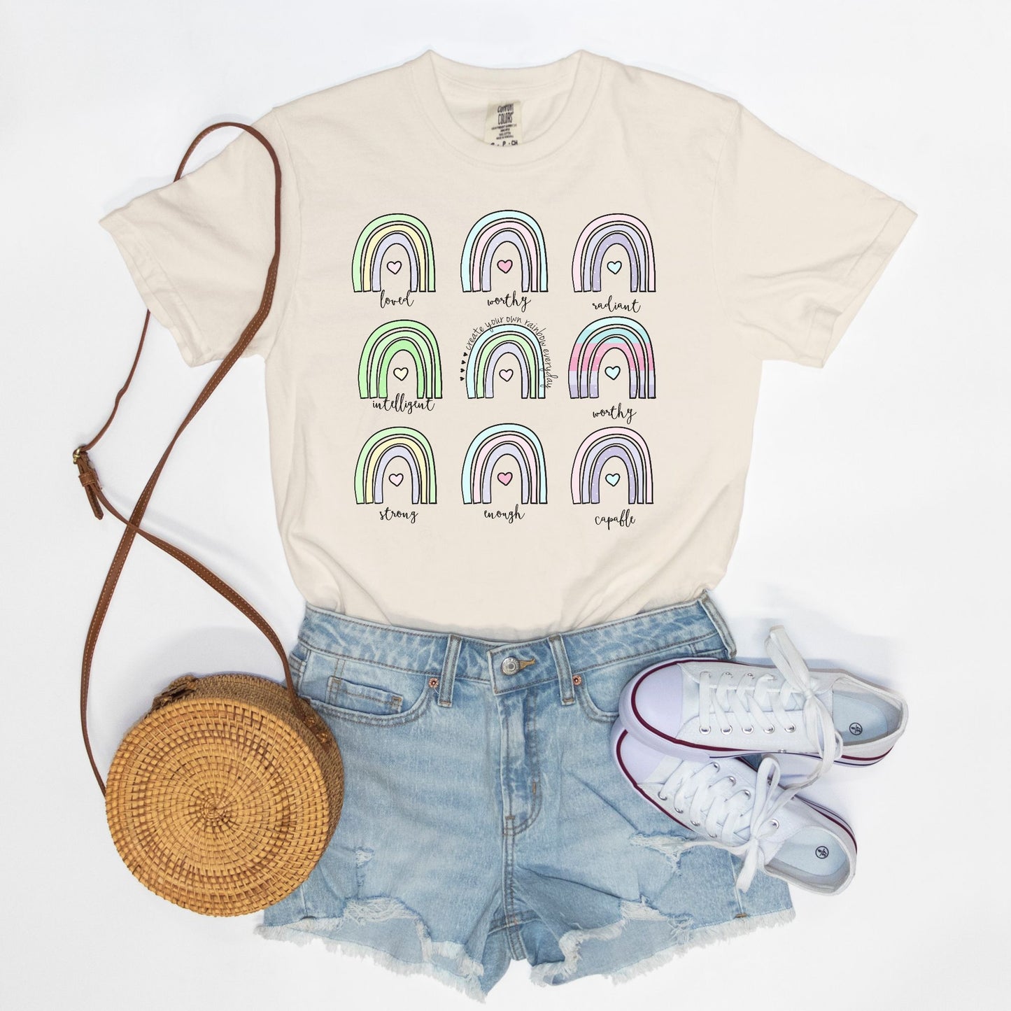 Rainbow Affirmation Tee