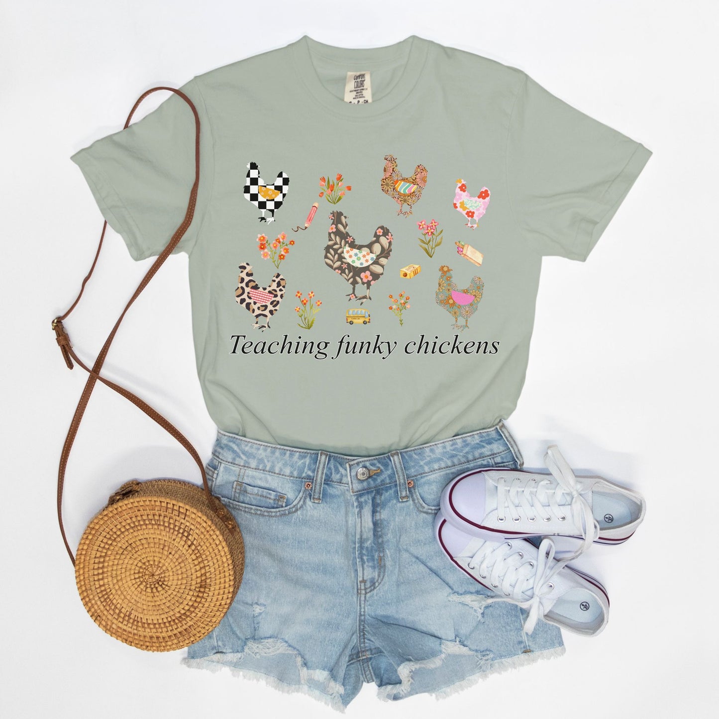 Teaching Funky Chickens Tee