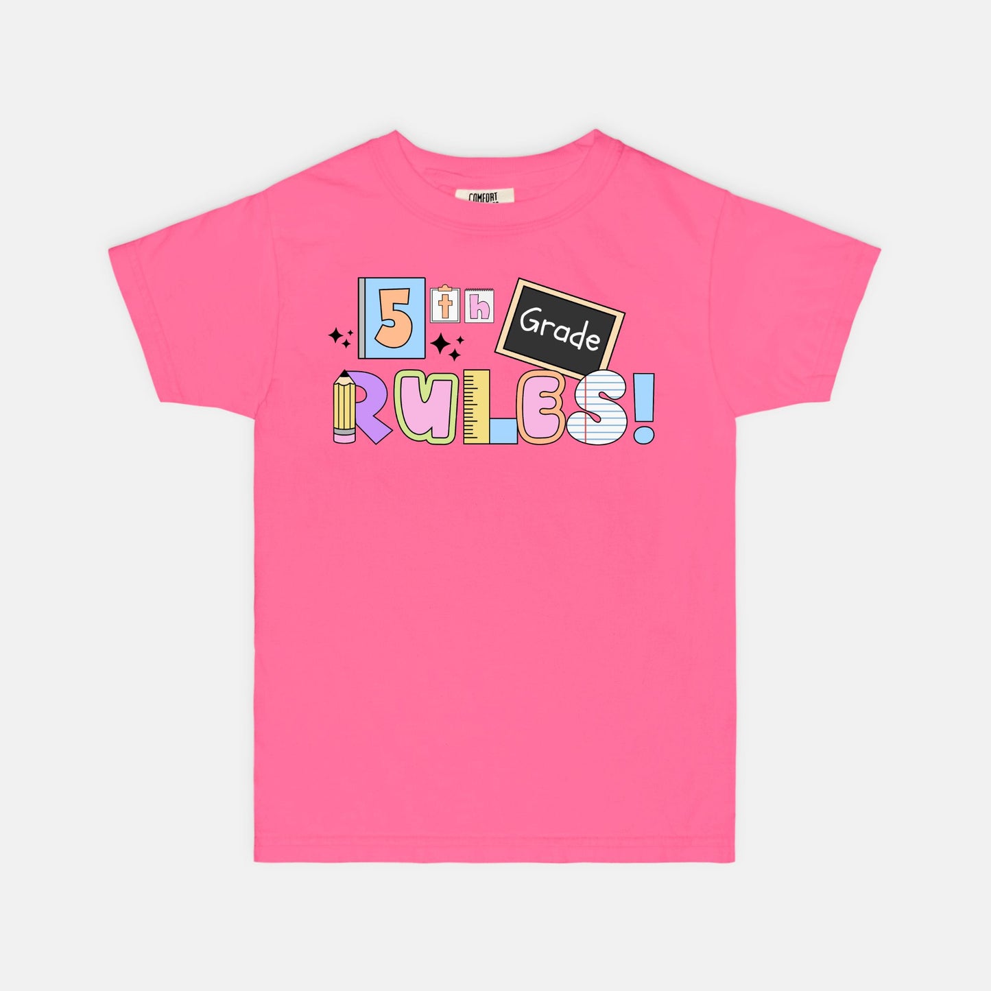 YOUTH 5th Grade Rules Ransom Tee