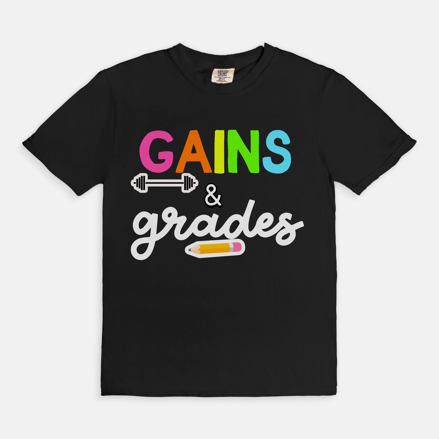 Gains and Grades Tee