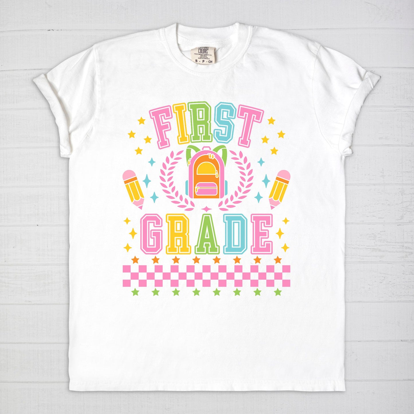 First Grade Preppy Tee