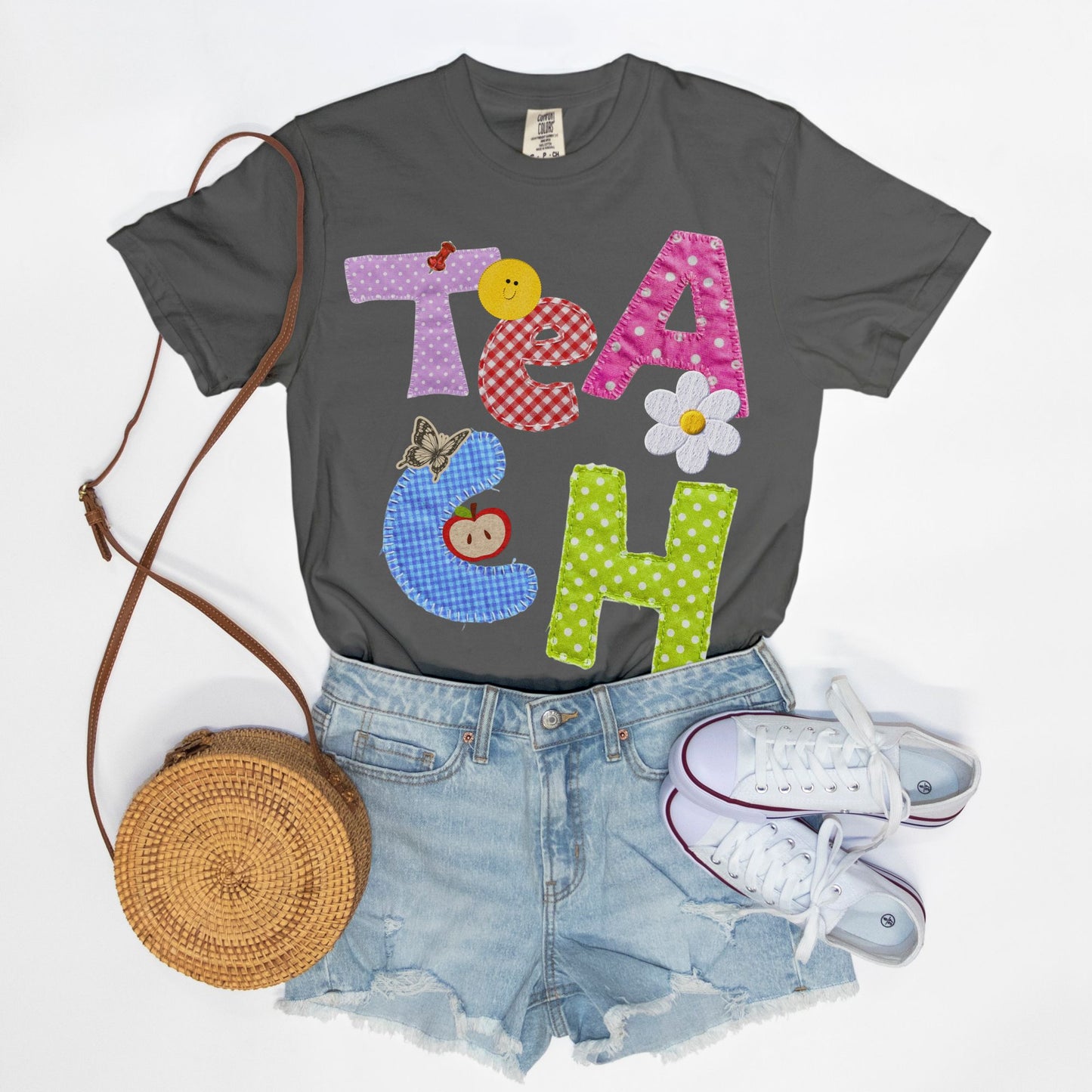 TEACH Patchwork Tee