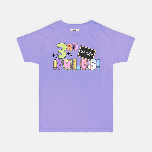 YOUTH 3rd Grade Rules Ransom Tee