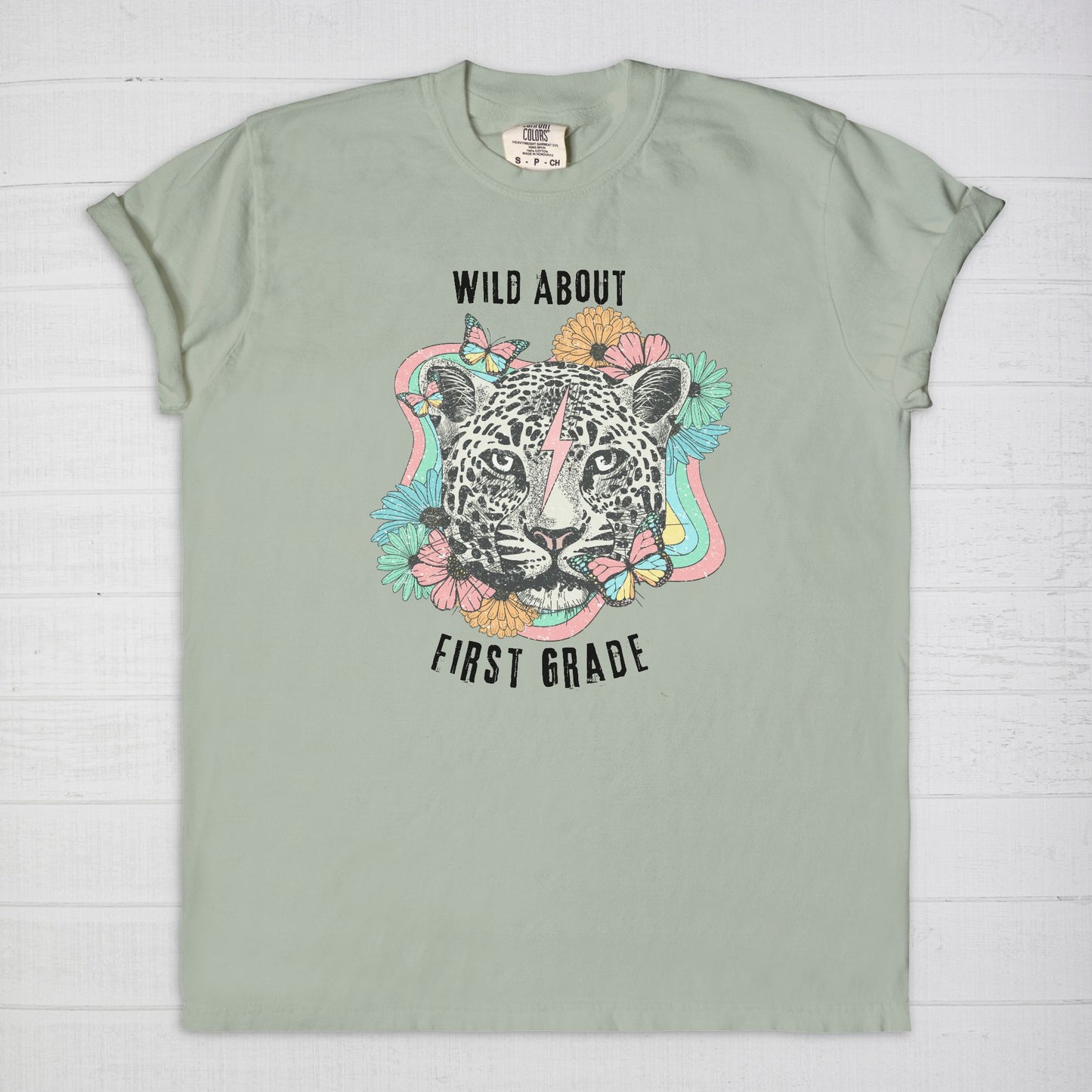 Wild About First Grade Tee